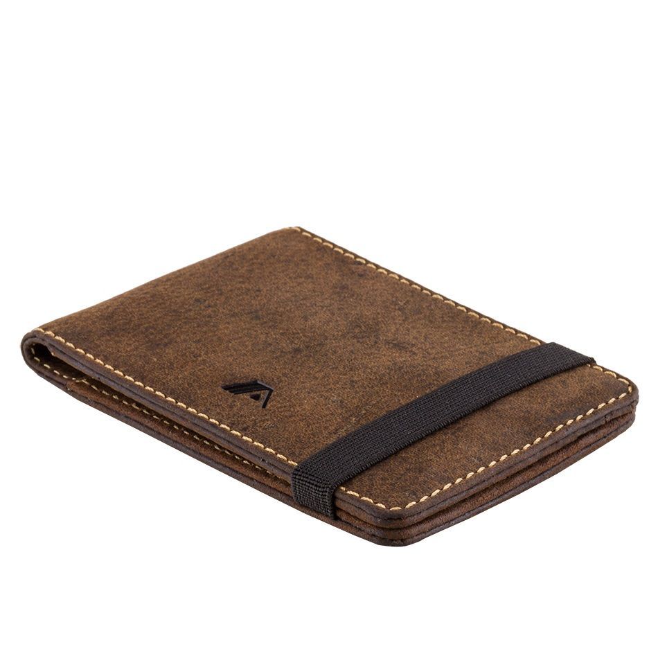 A-SLIM Leather Wallet Kihaku - Brown